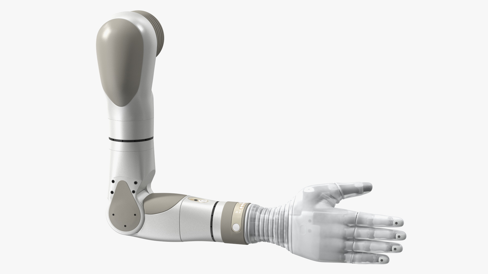 3D Bionic Arm Deka Rigged for Maya