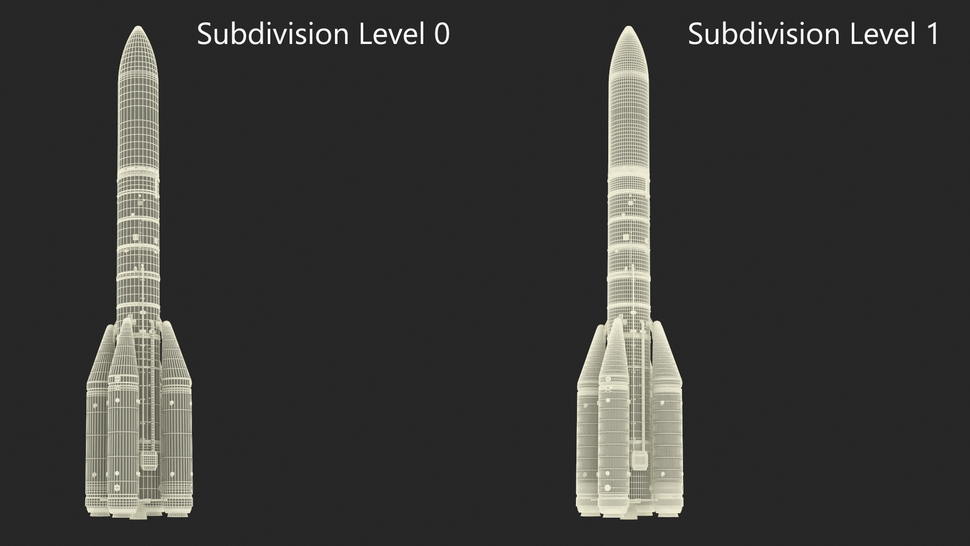 3D European Ariane 6 Launch Vehicle A64