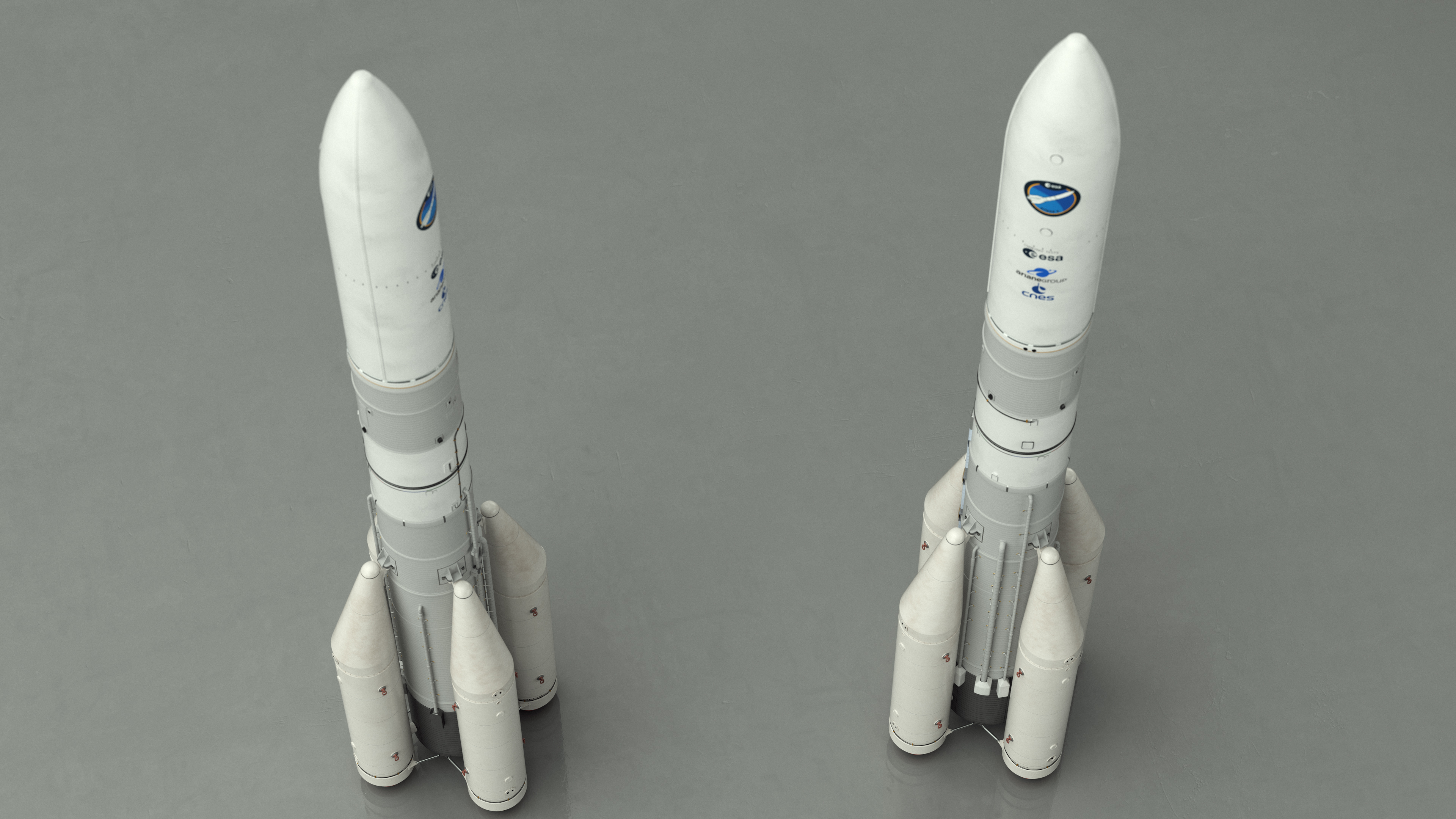 3D European Ariane 6 Launch Vehicle A64