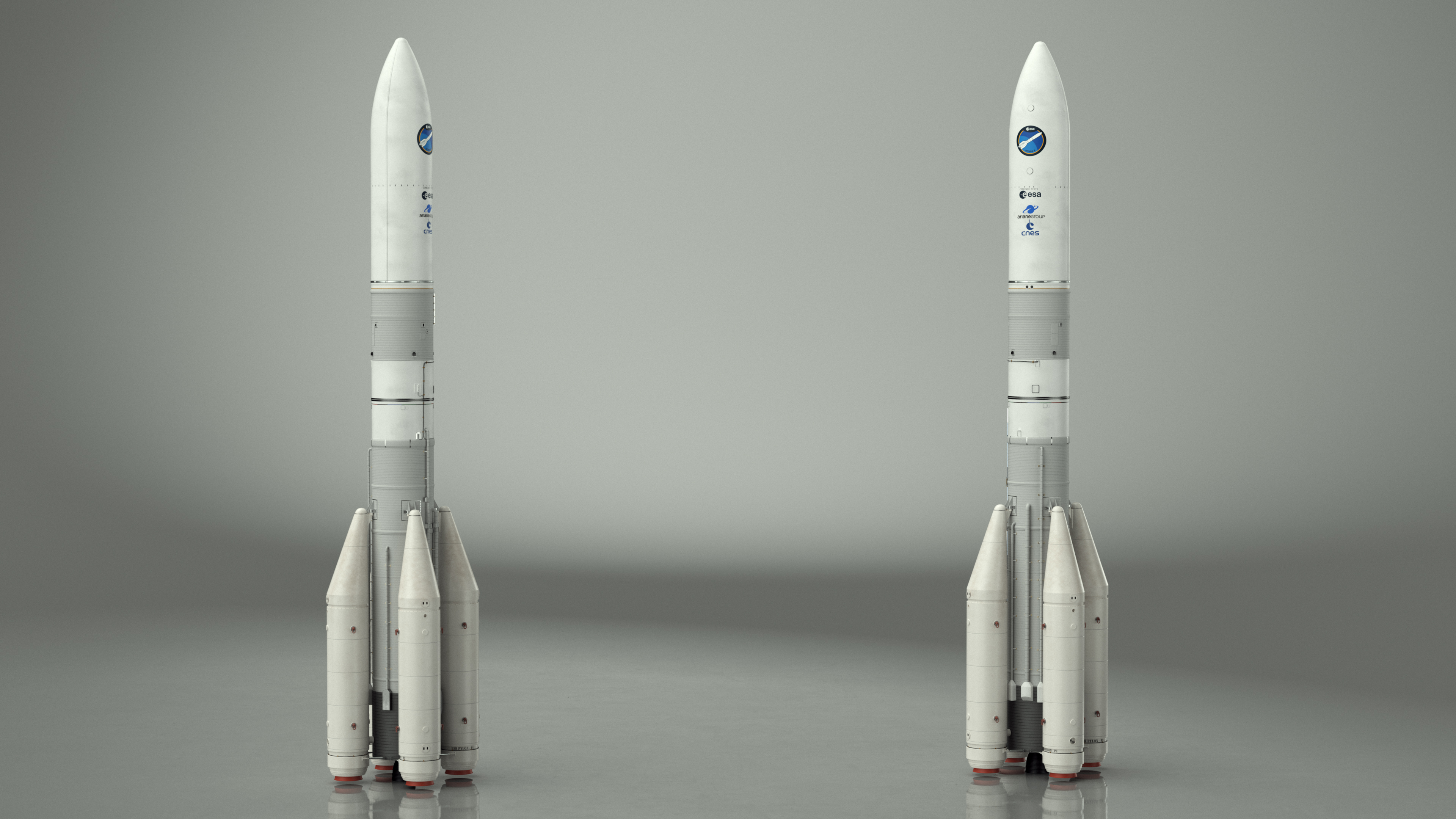 3D European Ariane 6 Launch Vehicle A64