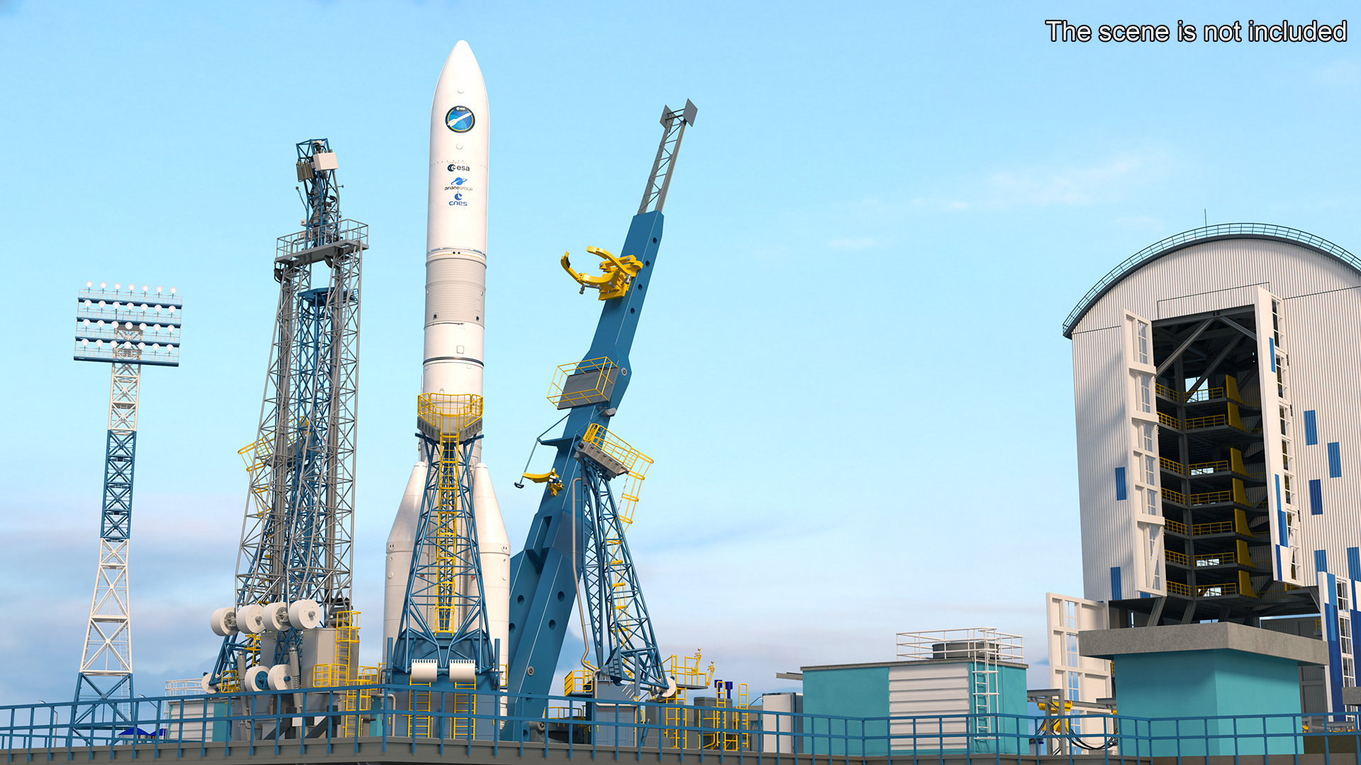 3D European Ariane 6 Launch Vehicle A64