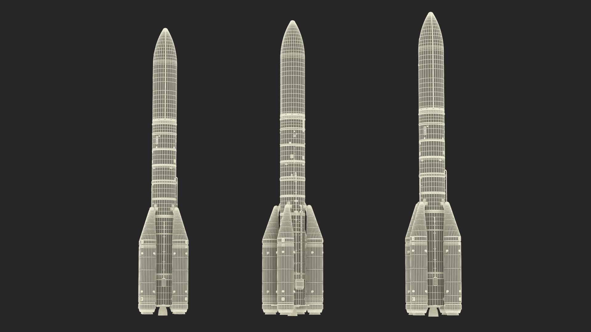 3D European Ariane 6 Launch Vehicle A64