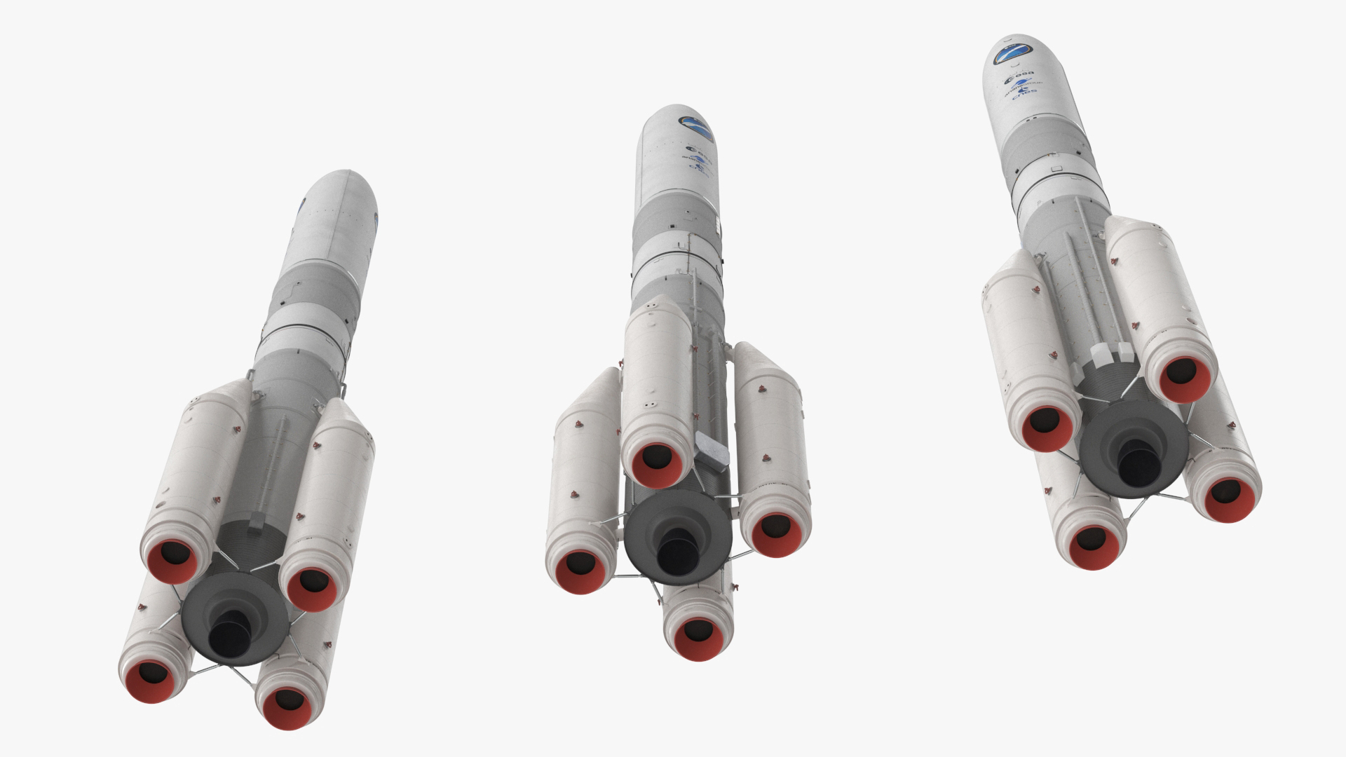 3D European Ariane 6 Launch Vehicle A64