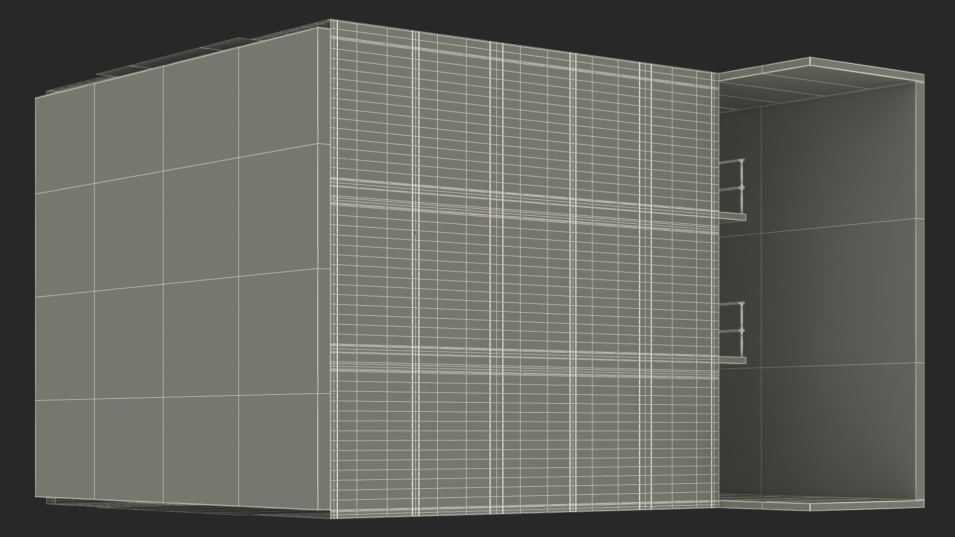 Alcatraz Block Cellhouse 3D model