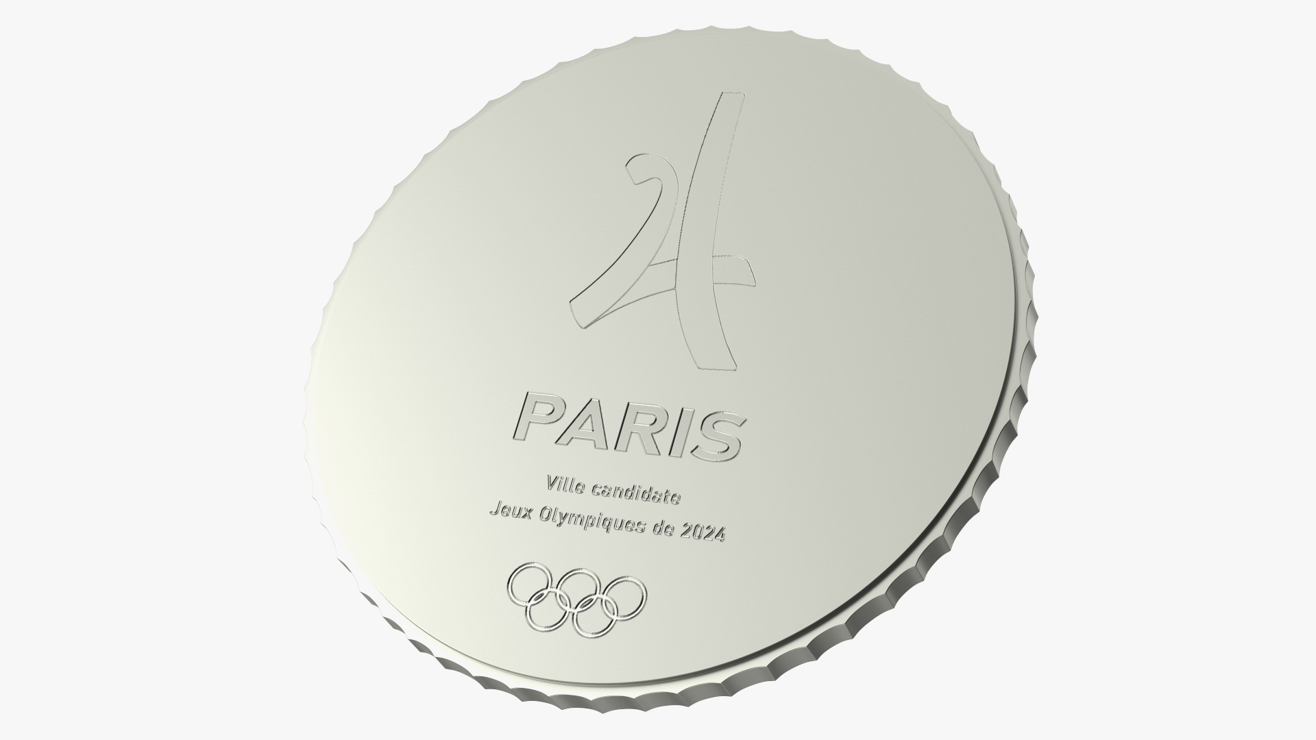 3D model Silver Olympic Medal