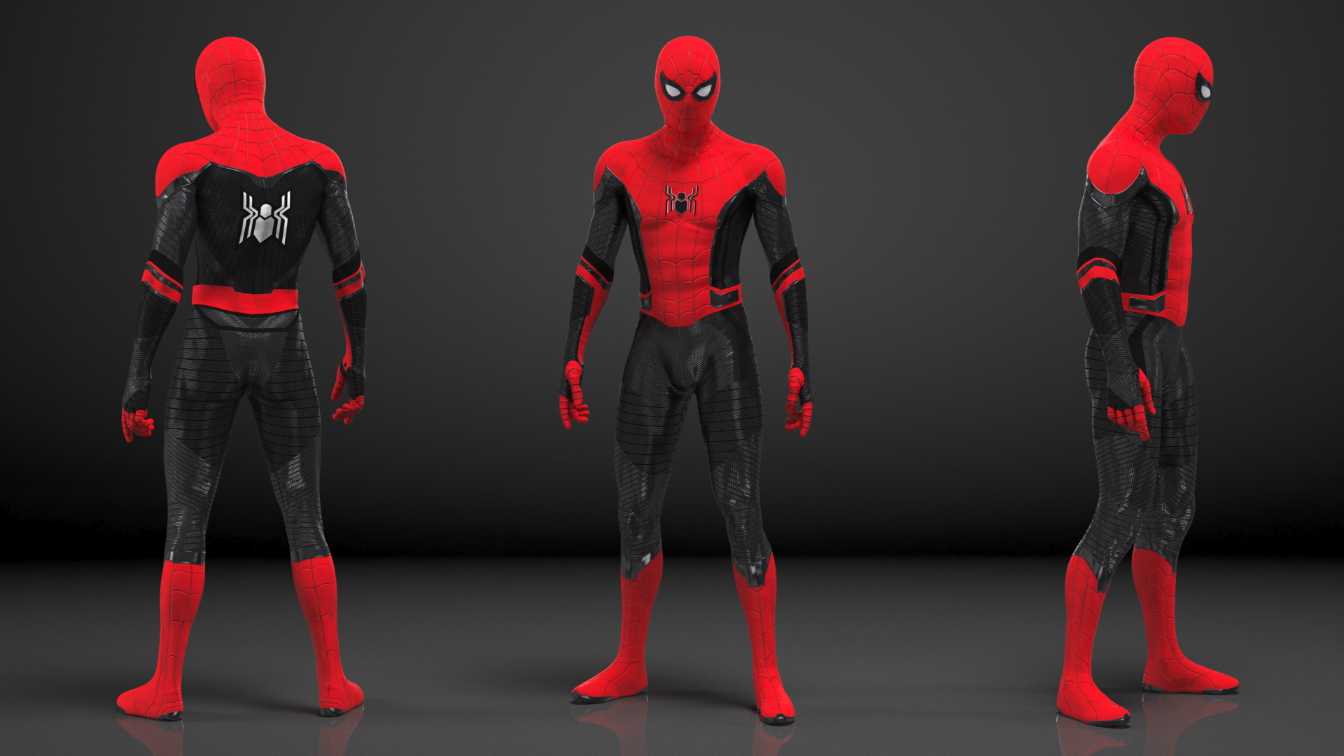 Spider Man Standing Pose 3D model