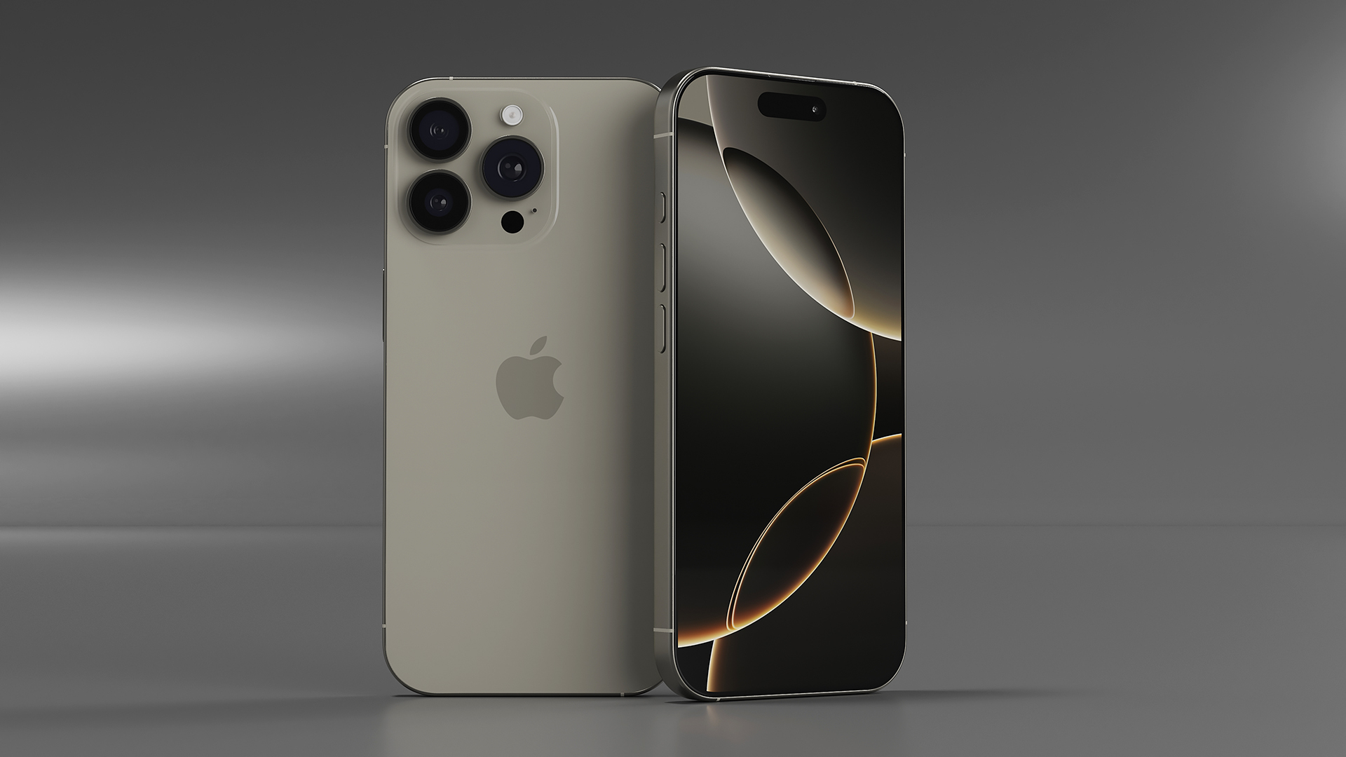 3D Apple IPhone 16 Pro Natural Titanium