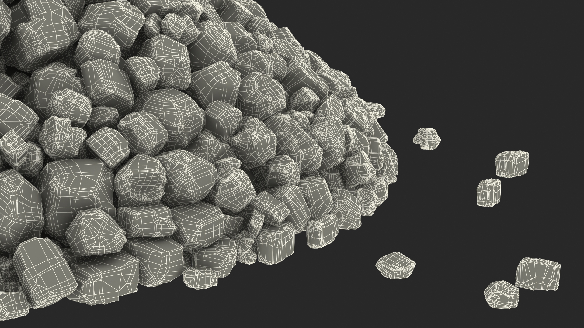 3D model Anthracite Coal Heap