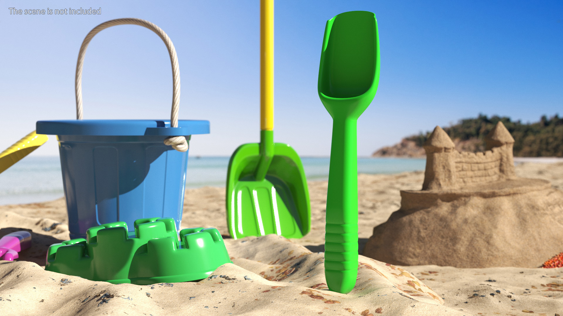 3D Beach Spade