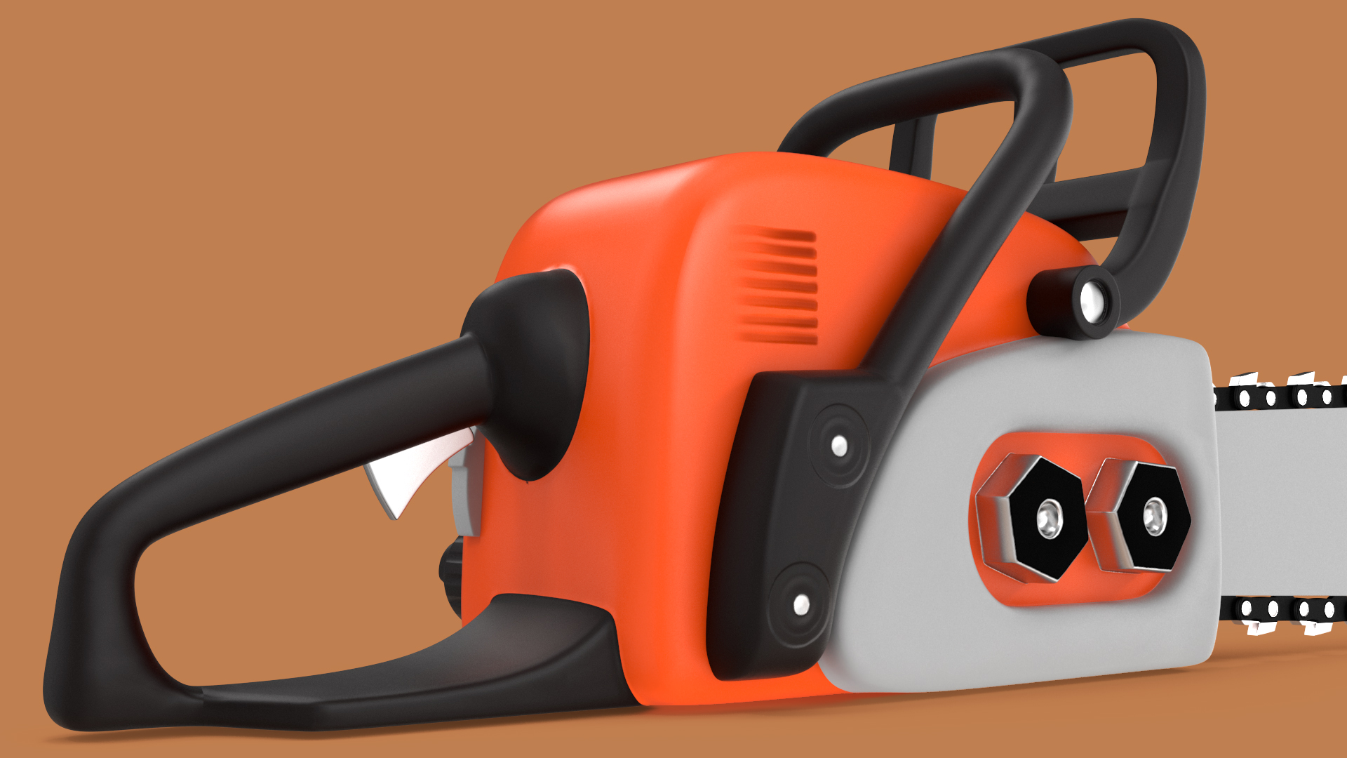 3D Cartoon Chainsaw