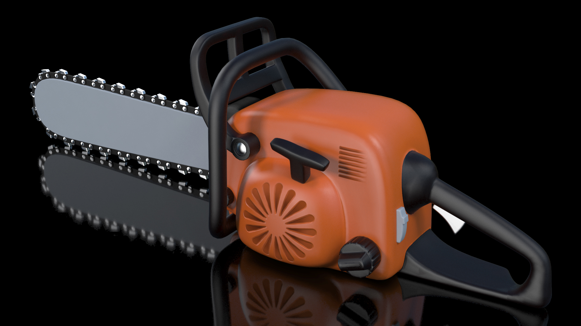 3D Cartoon Chainsaw