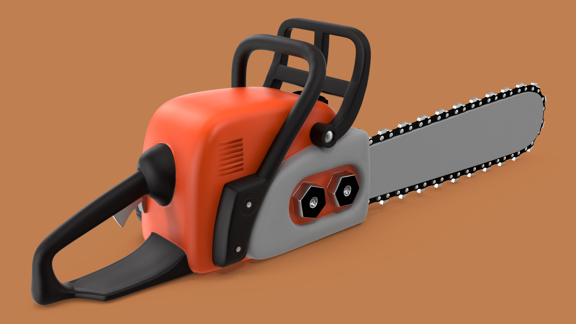 3D Cartoon Chainsaw