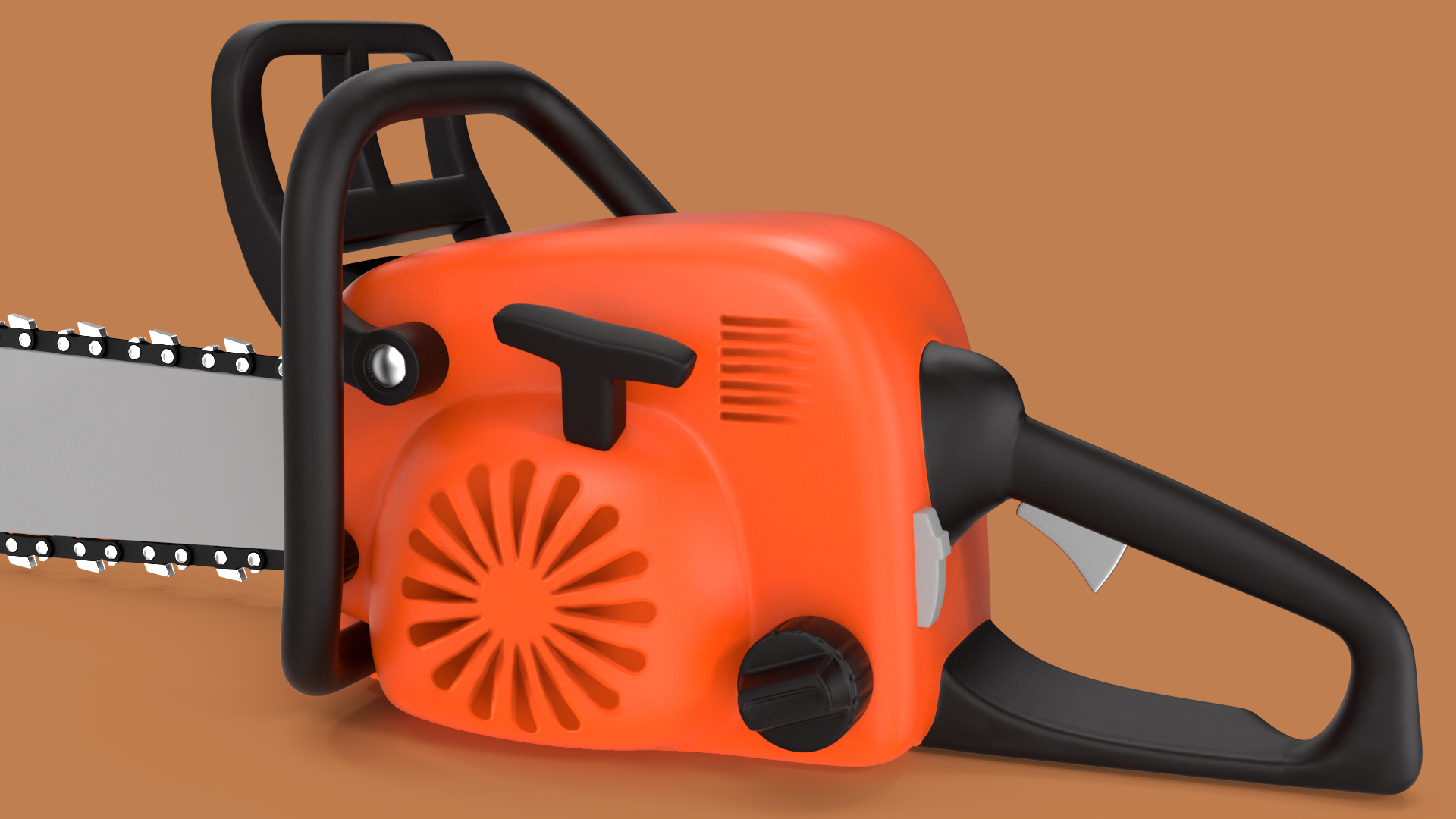 3D Cartoon Chainsaw