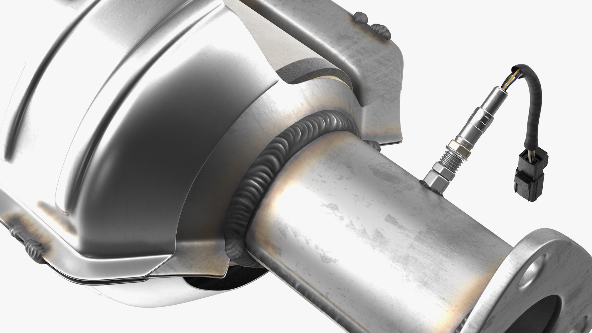 3D Catalytic Converter Cross Section model