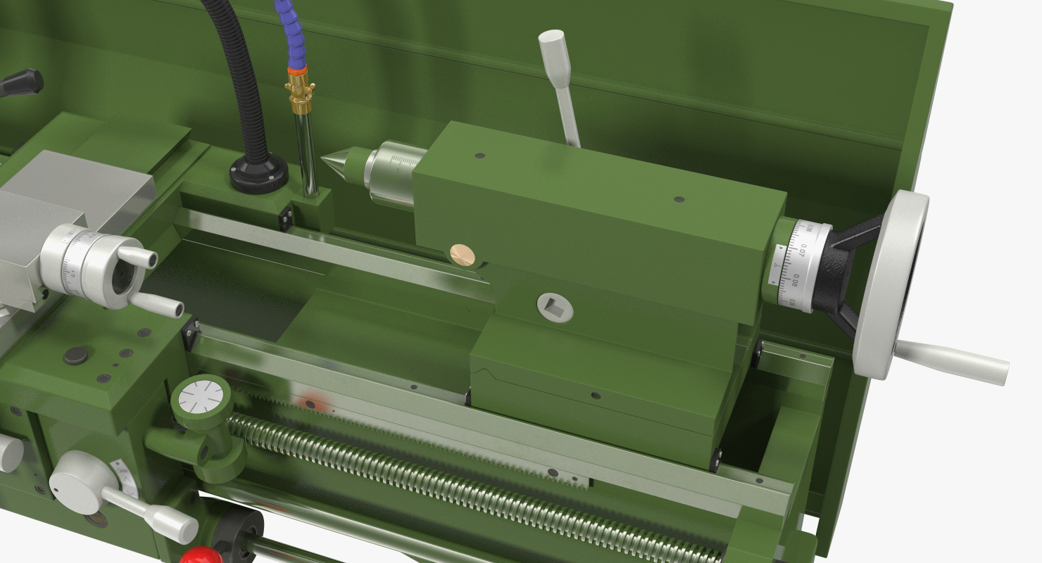 Metal Lathe Machine Generic 3D