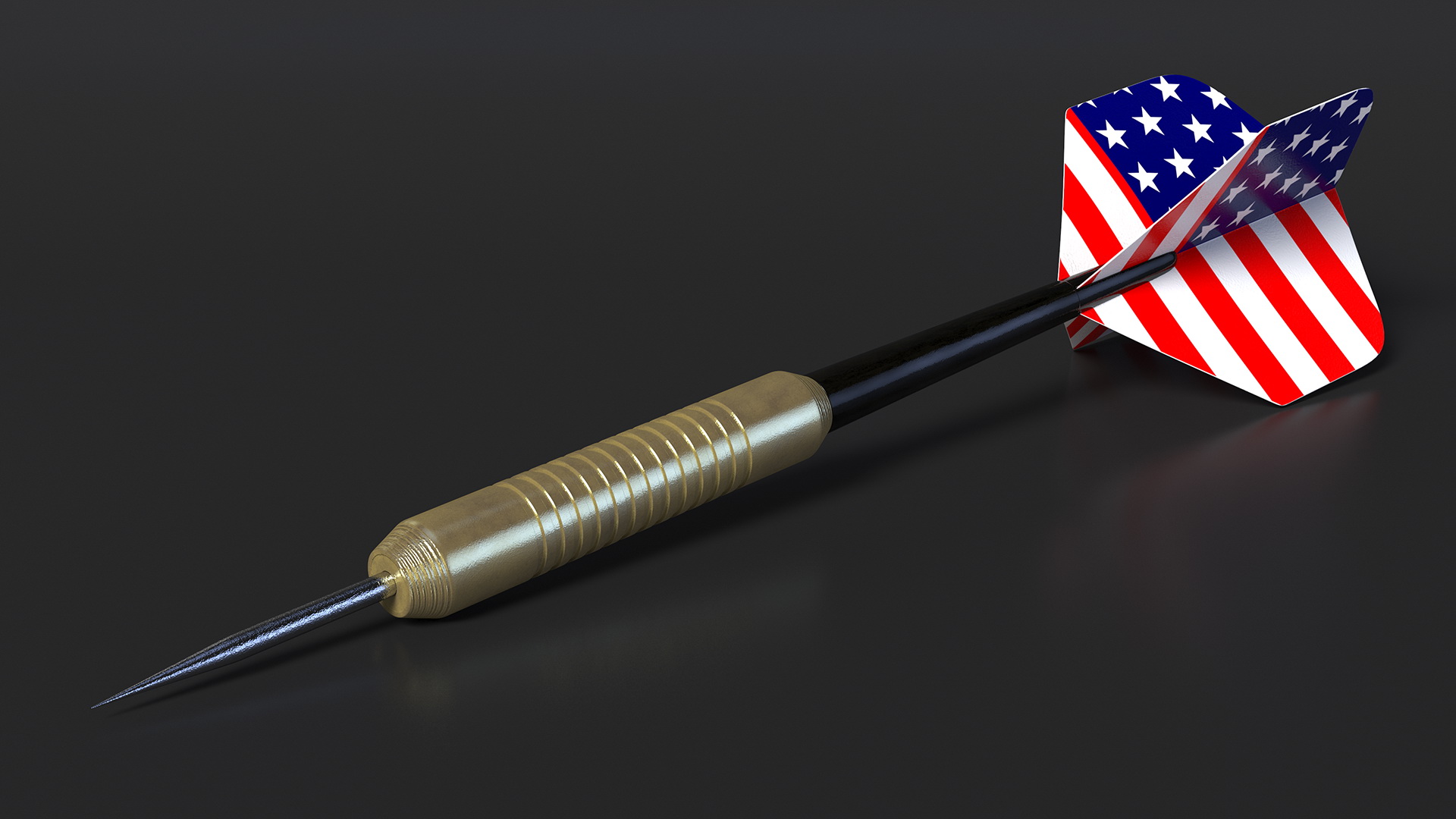 3D model International Flag Themed Darts Set