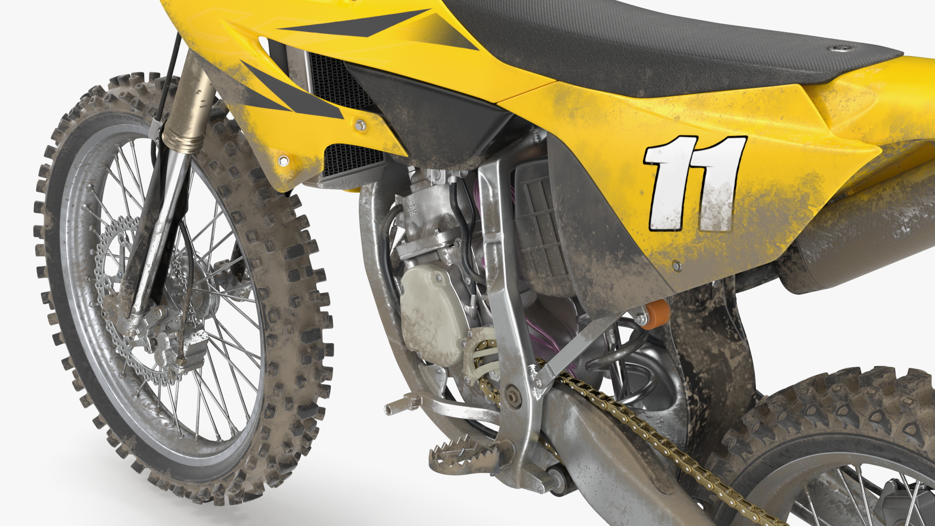 3D model Motocross Motorcycle Dirt