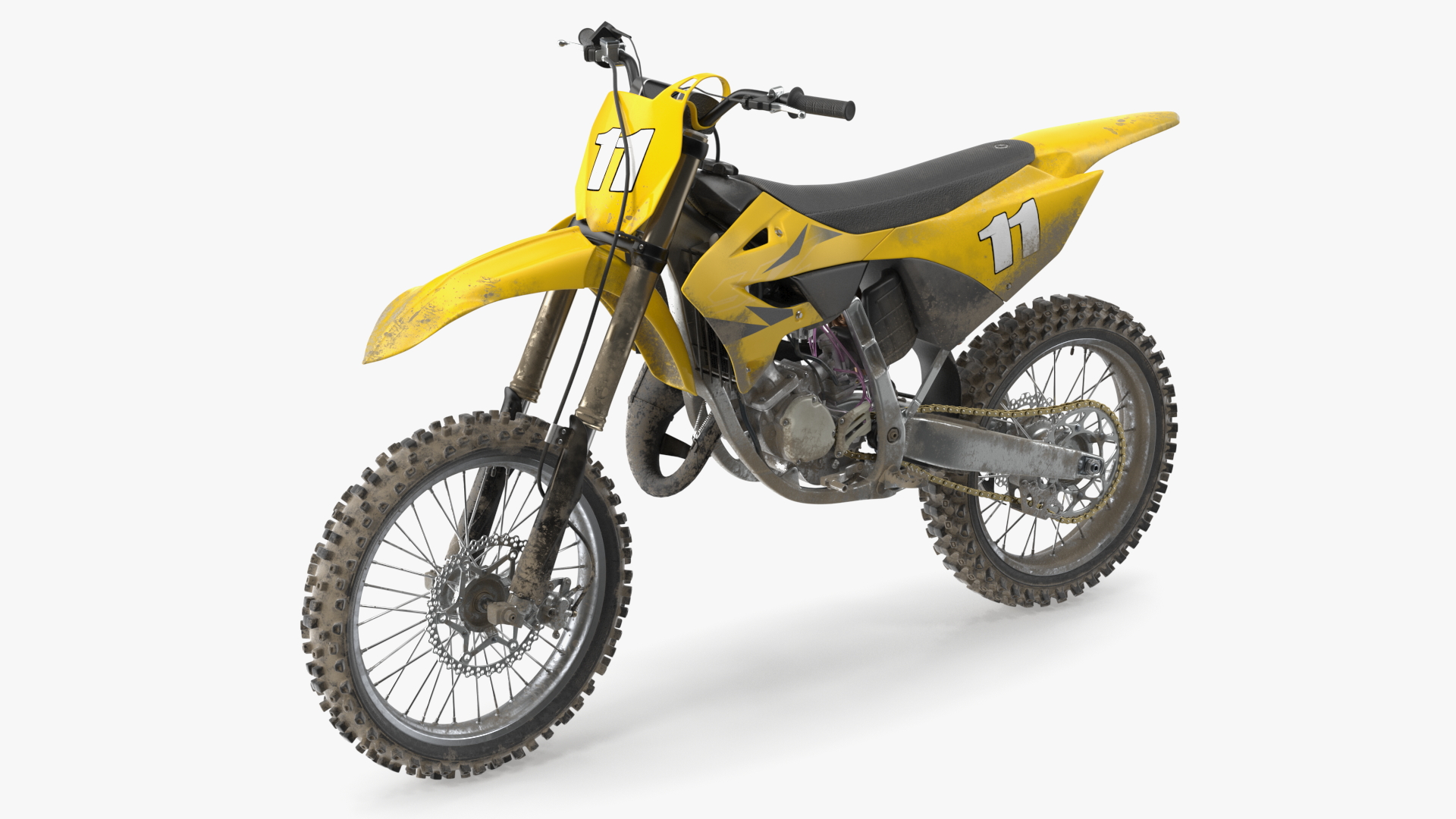 3D model Motocross Motorcycle Dirt