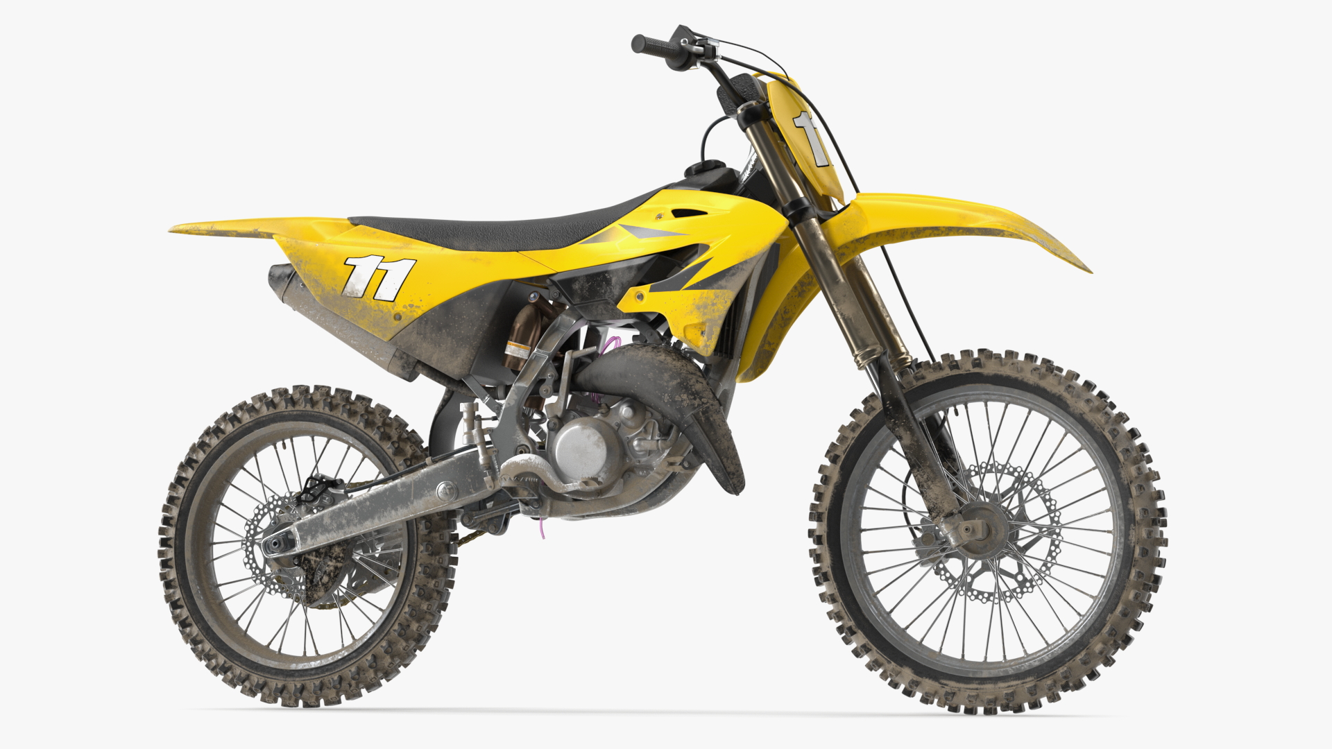 3D model Motocross Motorcycle Dirt