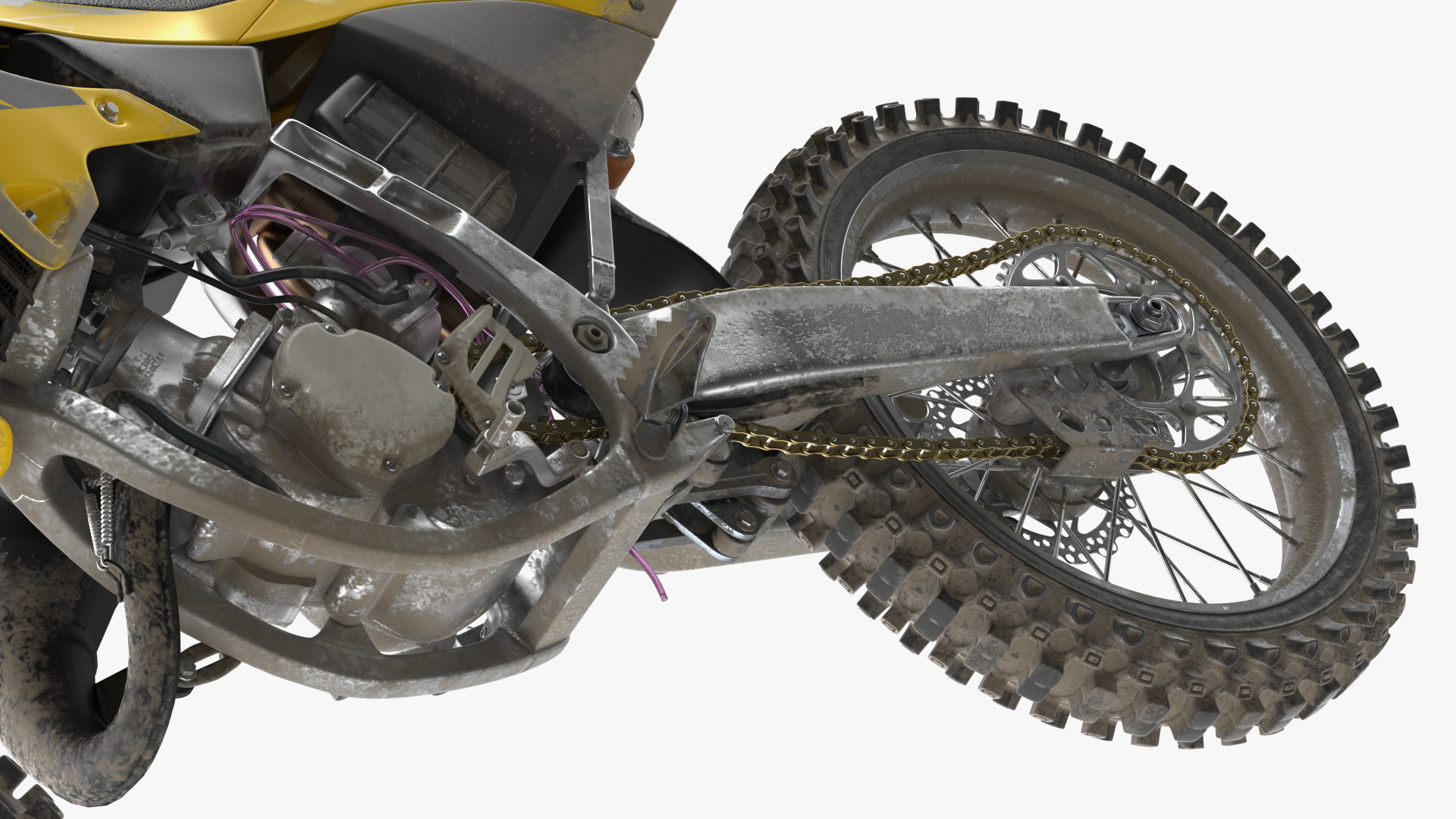 3D model Motocross Motorcycle Dirt