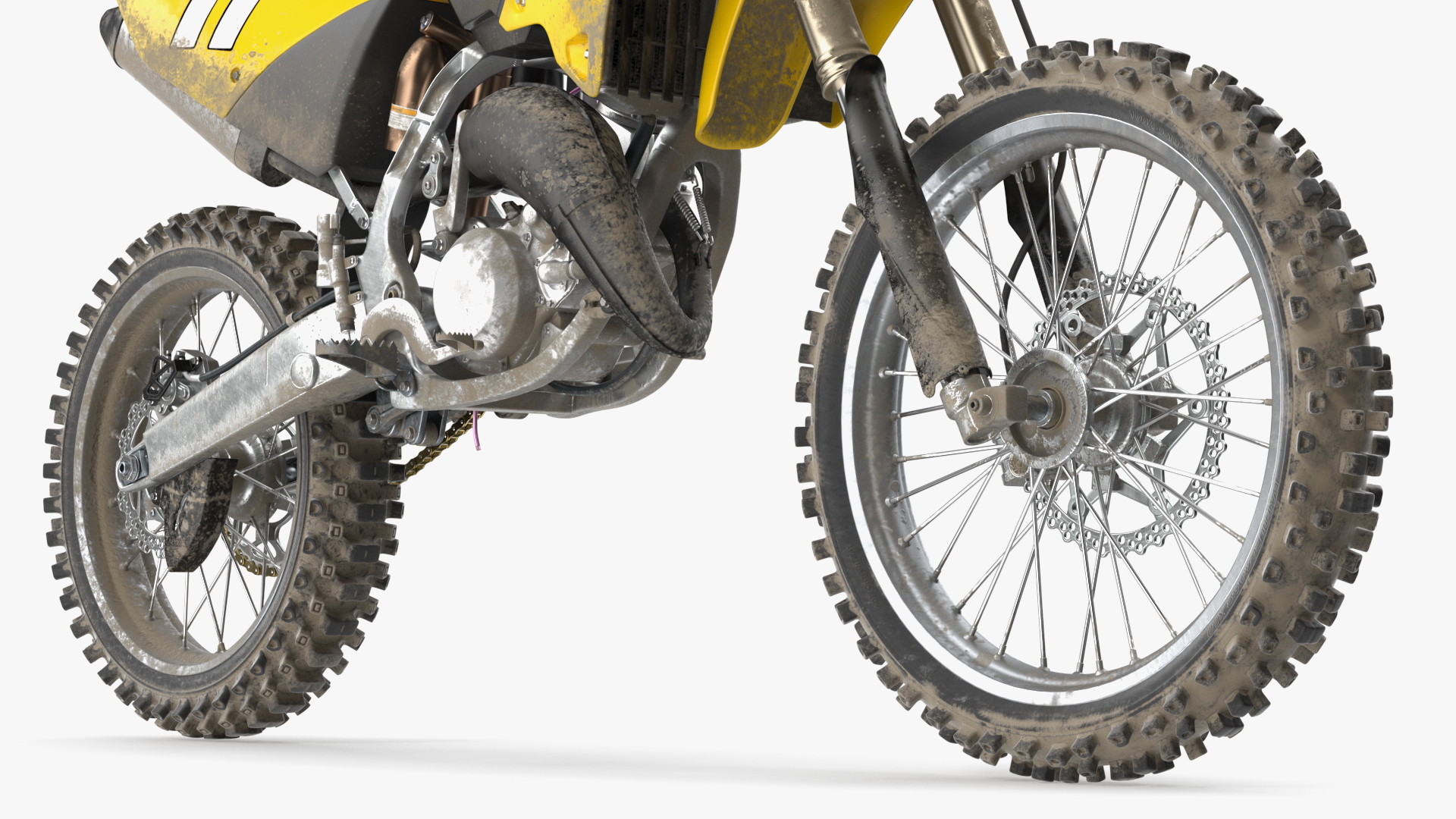 3D model Motocross Motorcycle Dirt