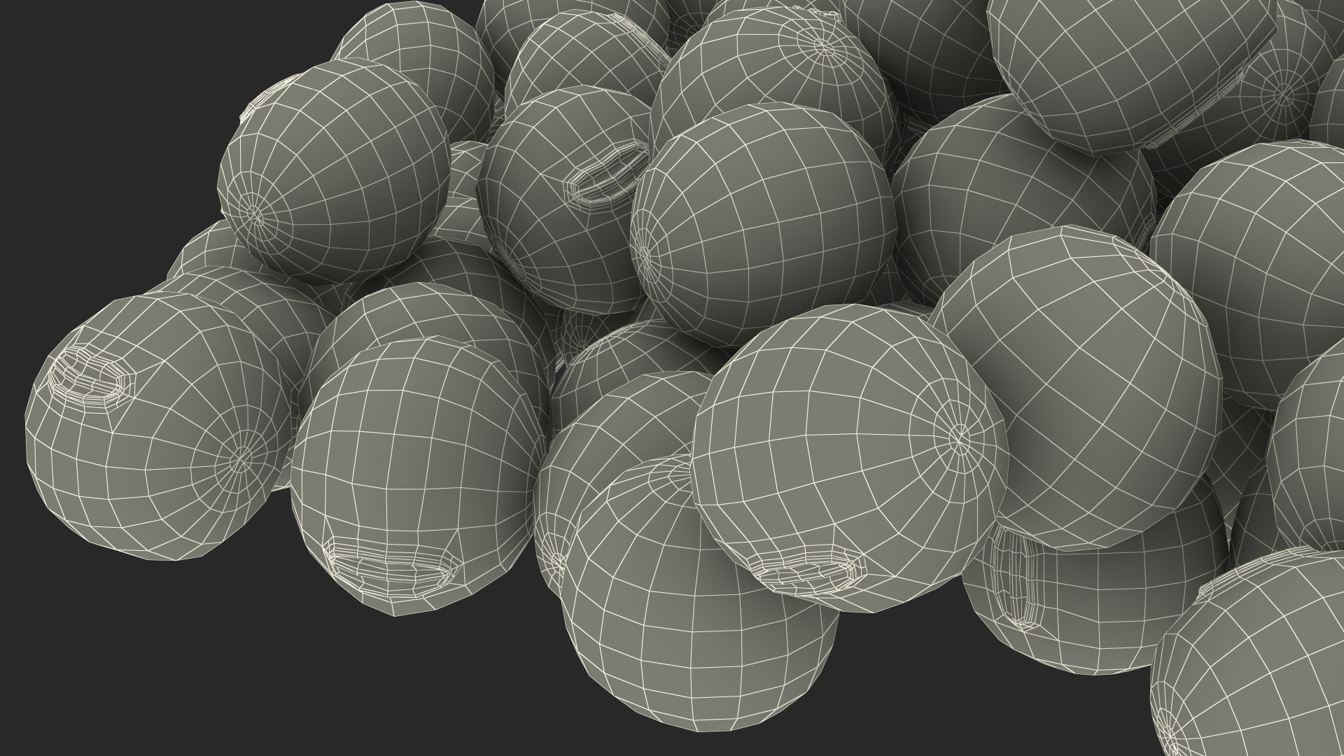 3D Pile of Soybeans