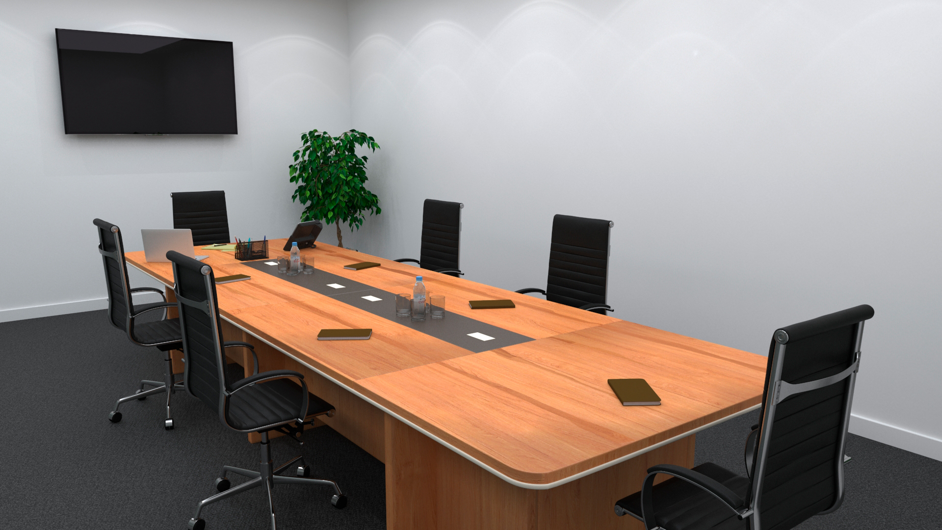 3D model Meeting Room with Filling