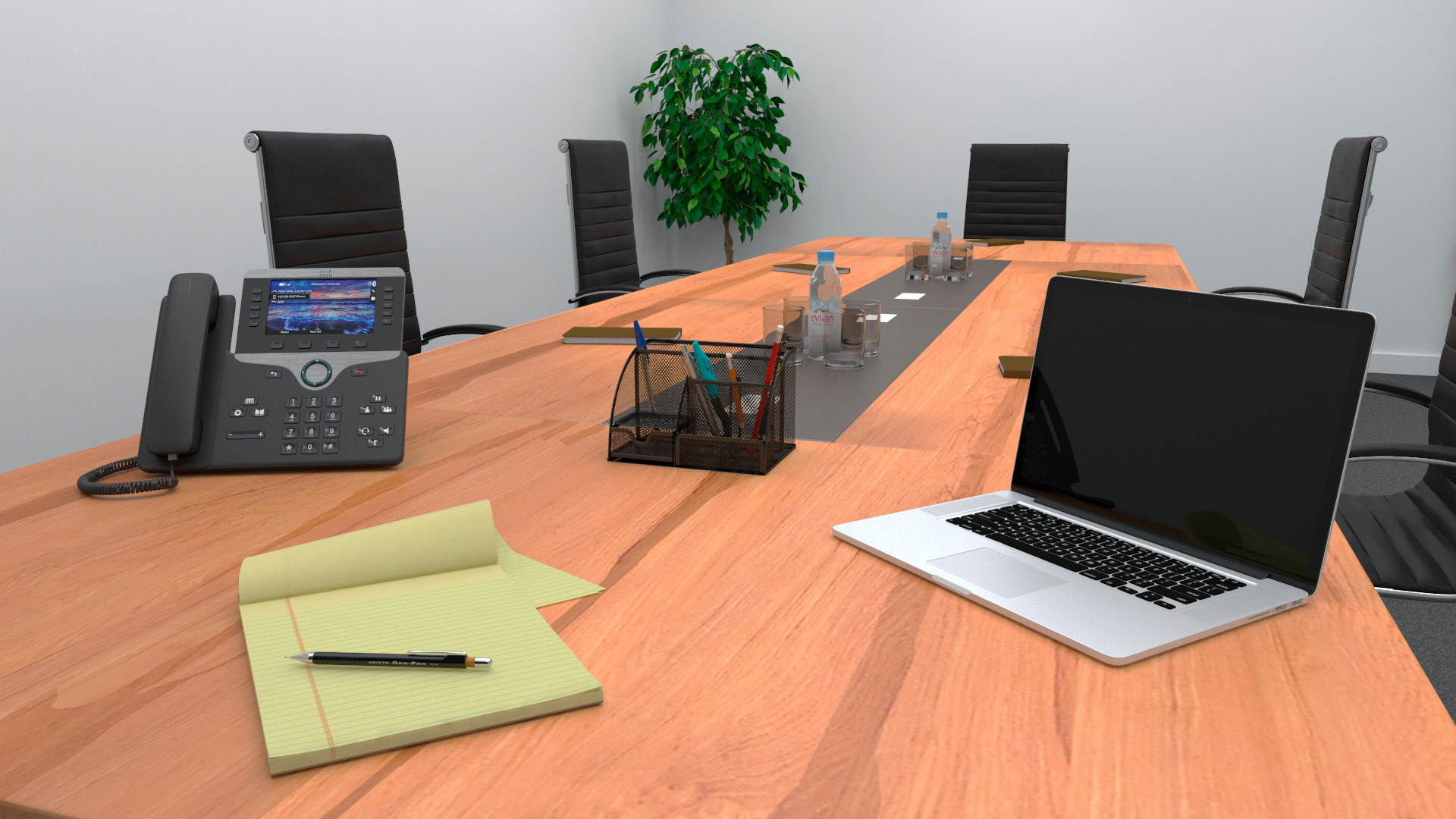 3D model Meeting Room with Filling