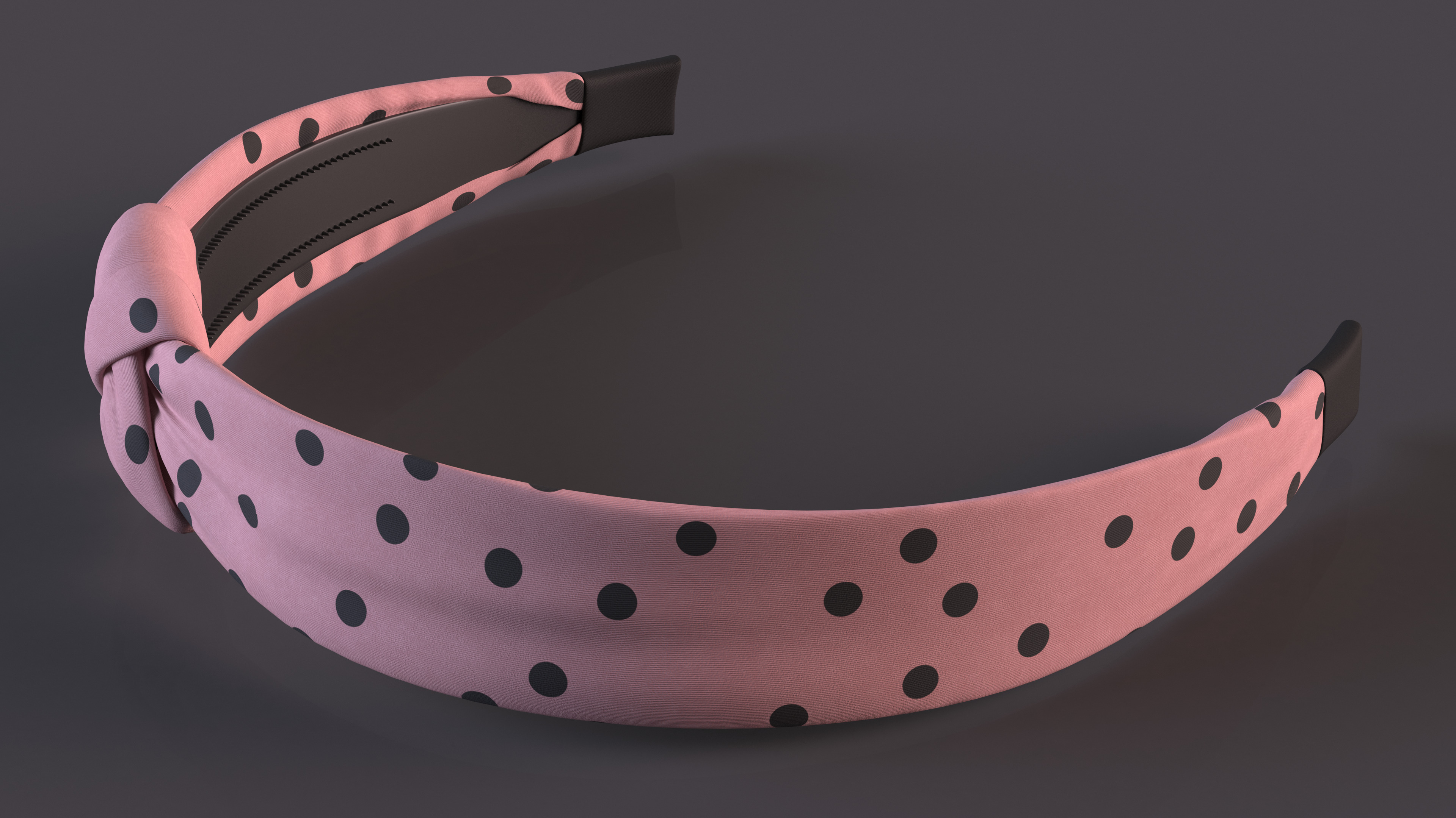 3D Knotted Headband Pink