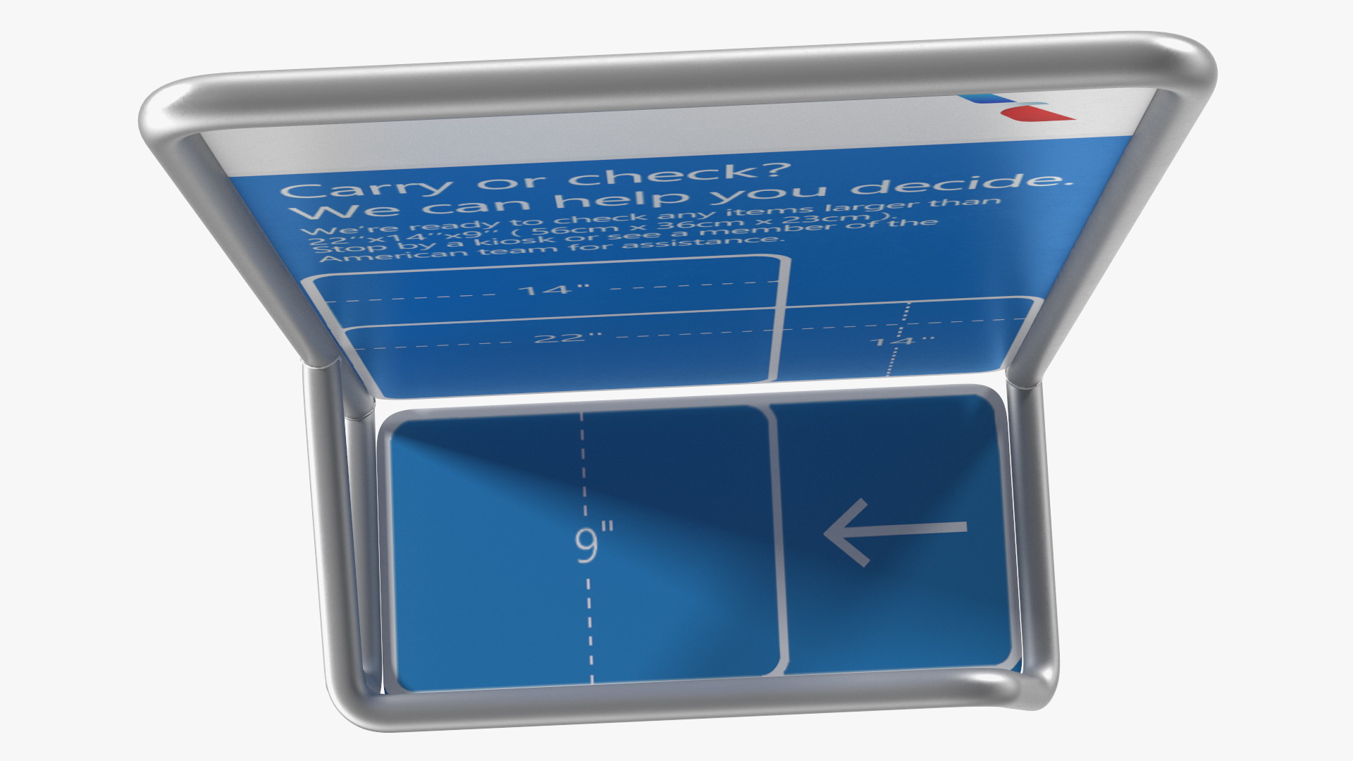 3D model Airport Luggage Check Unit New