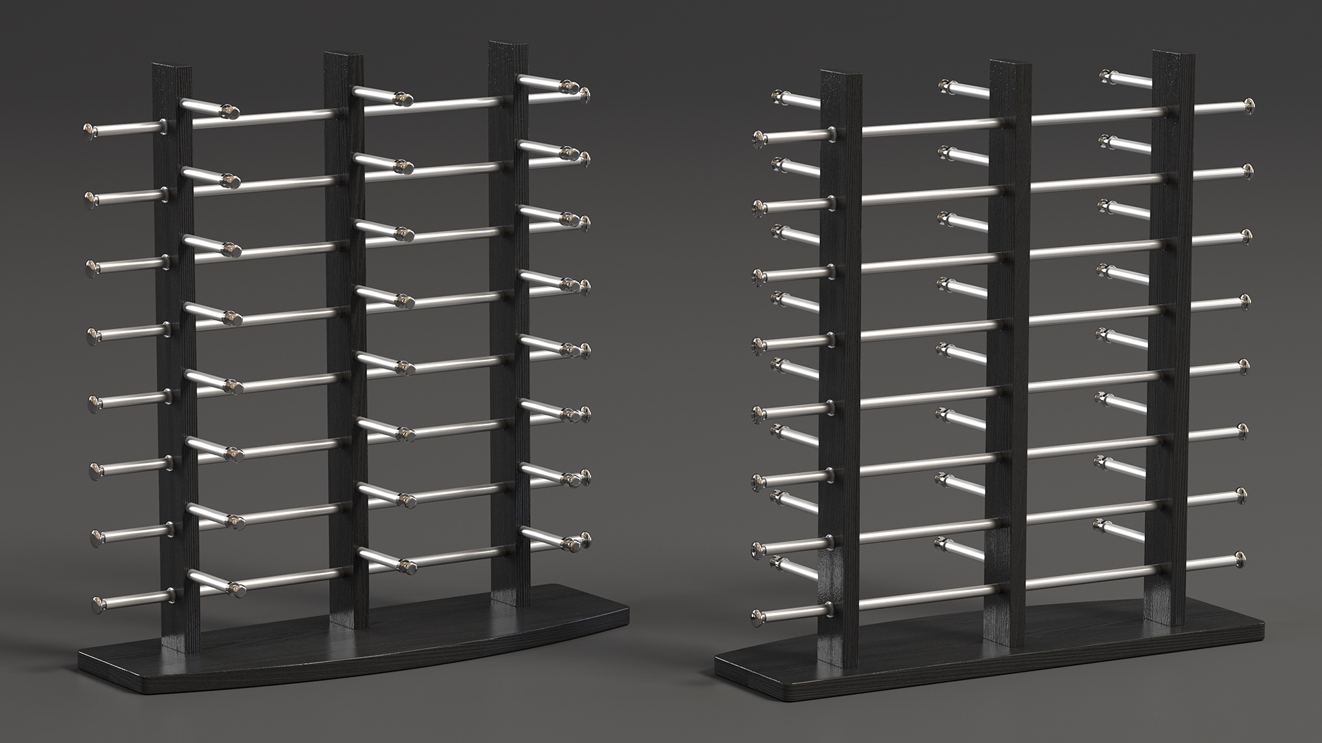 Glasses Display Stand Black 3D