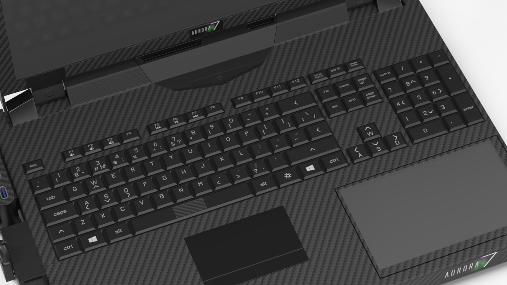 Laptop Expanscape Aurora 3D model