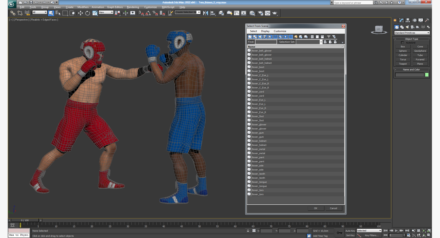 Two Boxers 3 3D