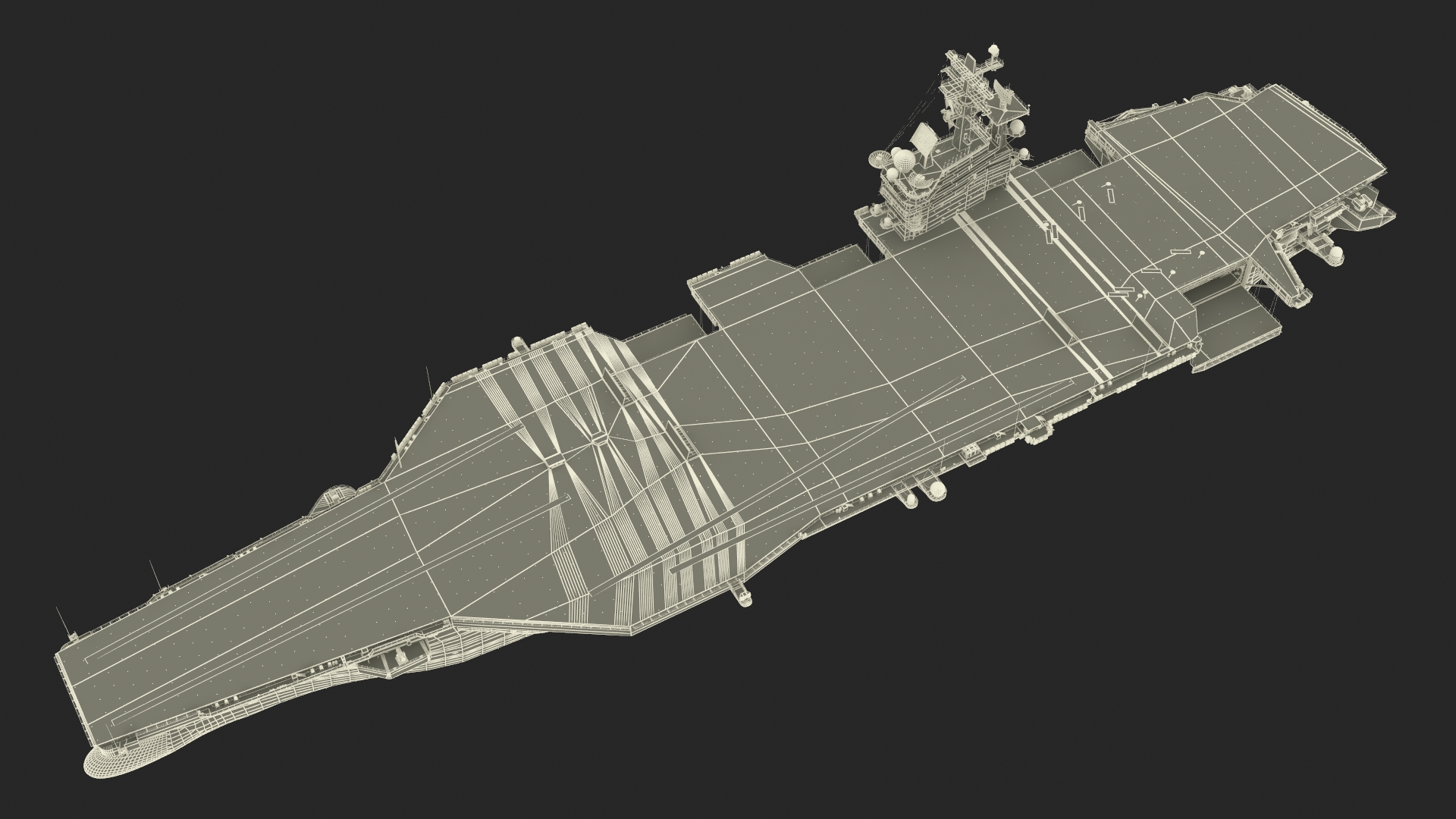 3D Aircraft Carrier USS Ronald Reagan CVN 76