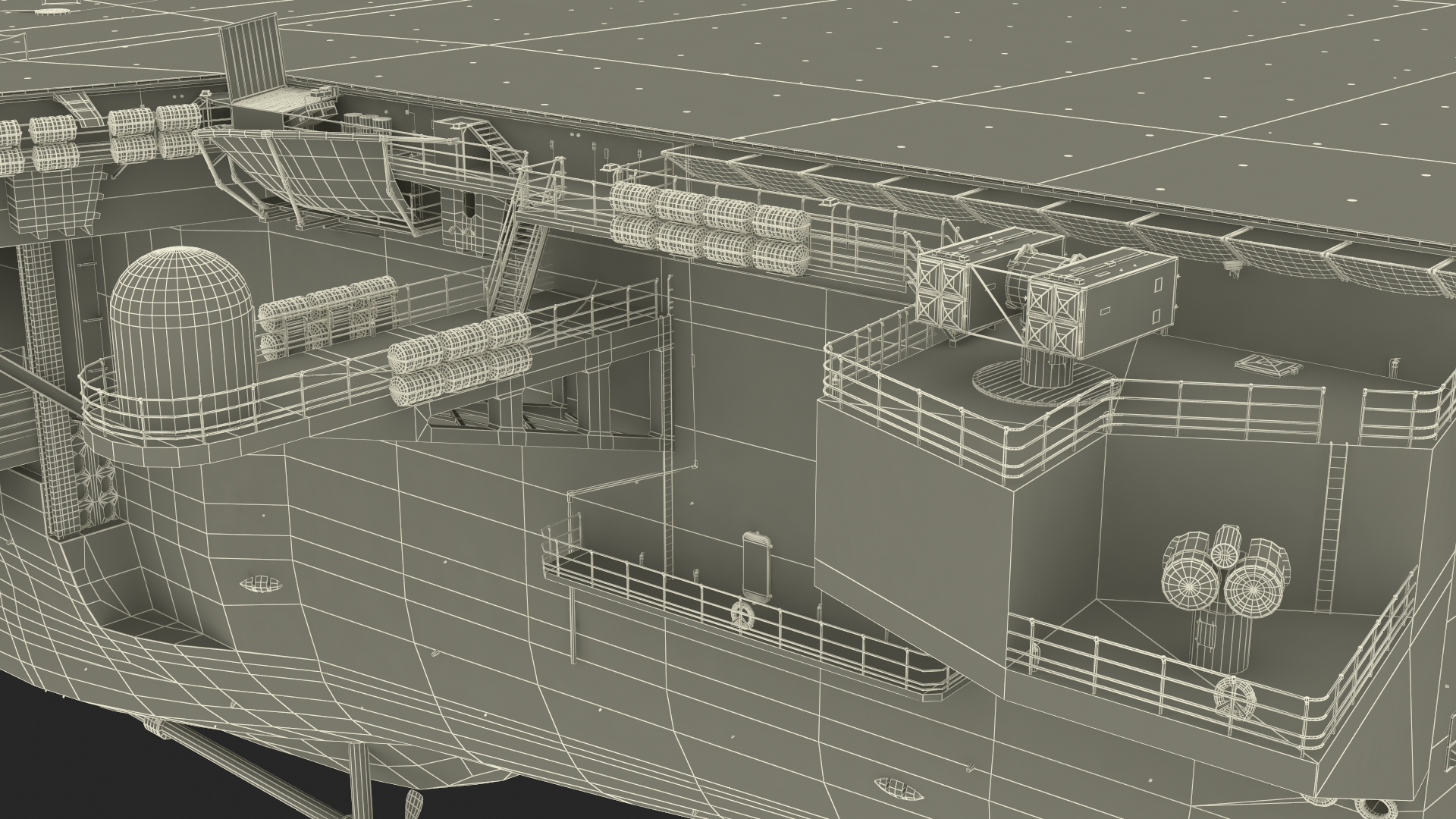 3D Aircraft Carrier USS Ronald Reagan CVN 76