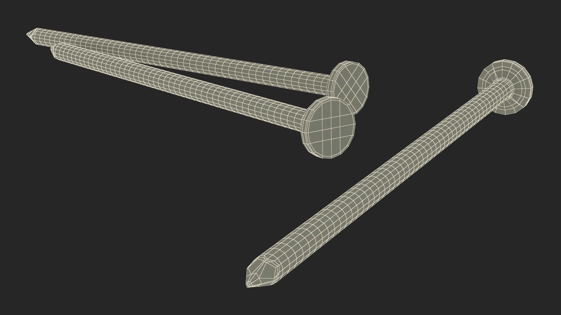 3D model Pole Barn Nails