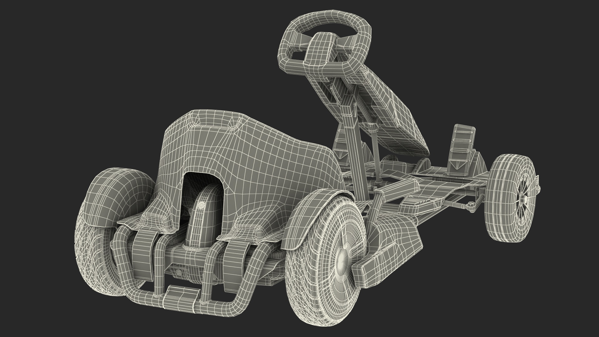 3D Segway Ninebot Gokart Rigged model