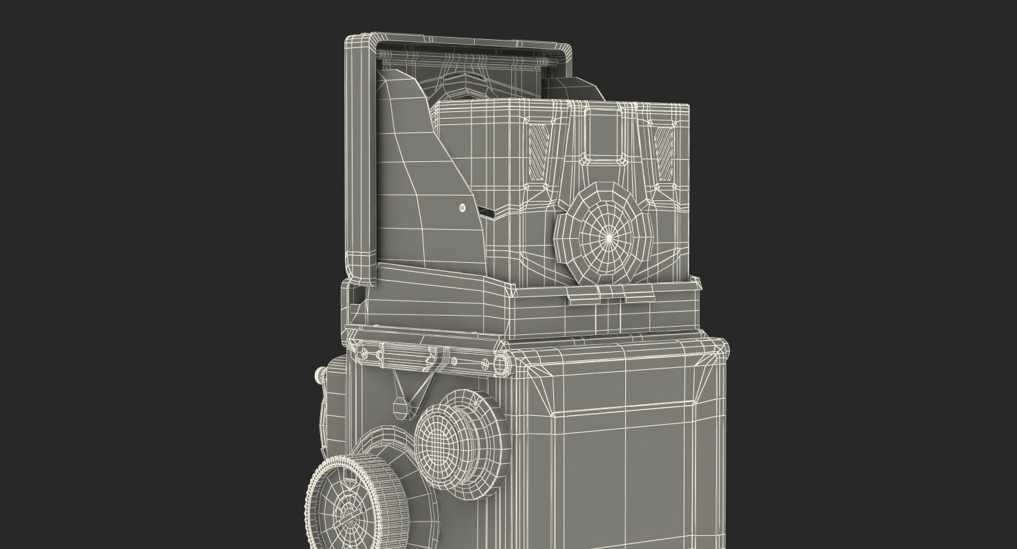 3D Rolleiflex TLR Film Camera