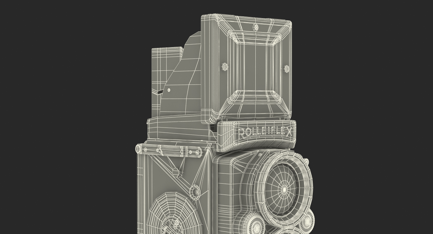 3D Rolleiflex TLR Film Camera