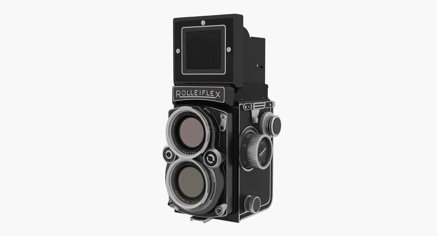 3D Rolleiflex TLR Film Camera