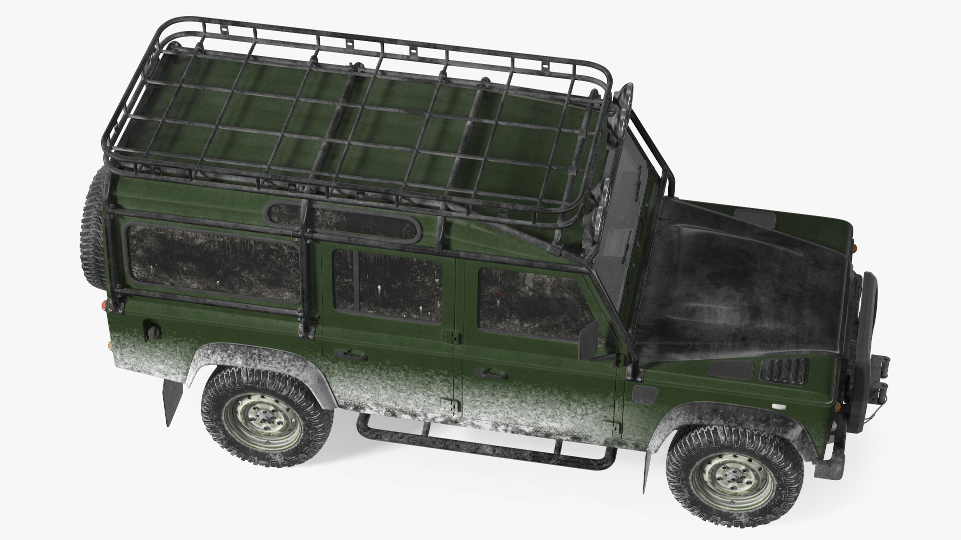 3D Dirty Off Road Car model