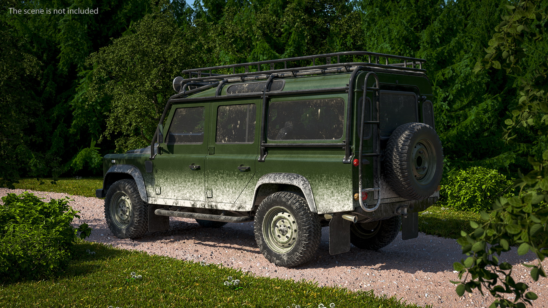 3D Dirty Off Road Car model