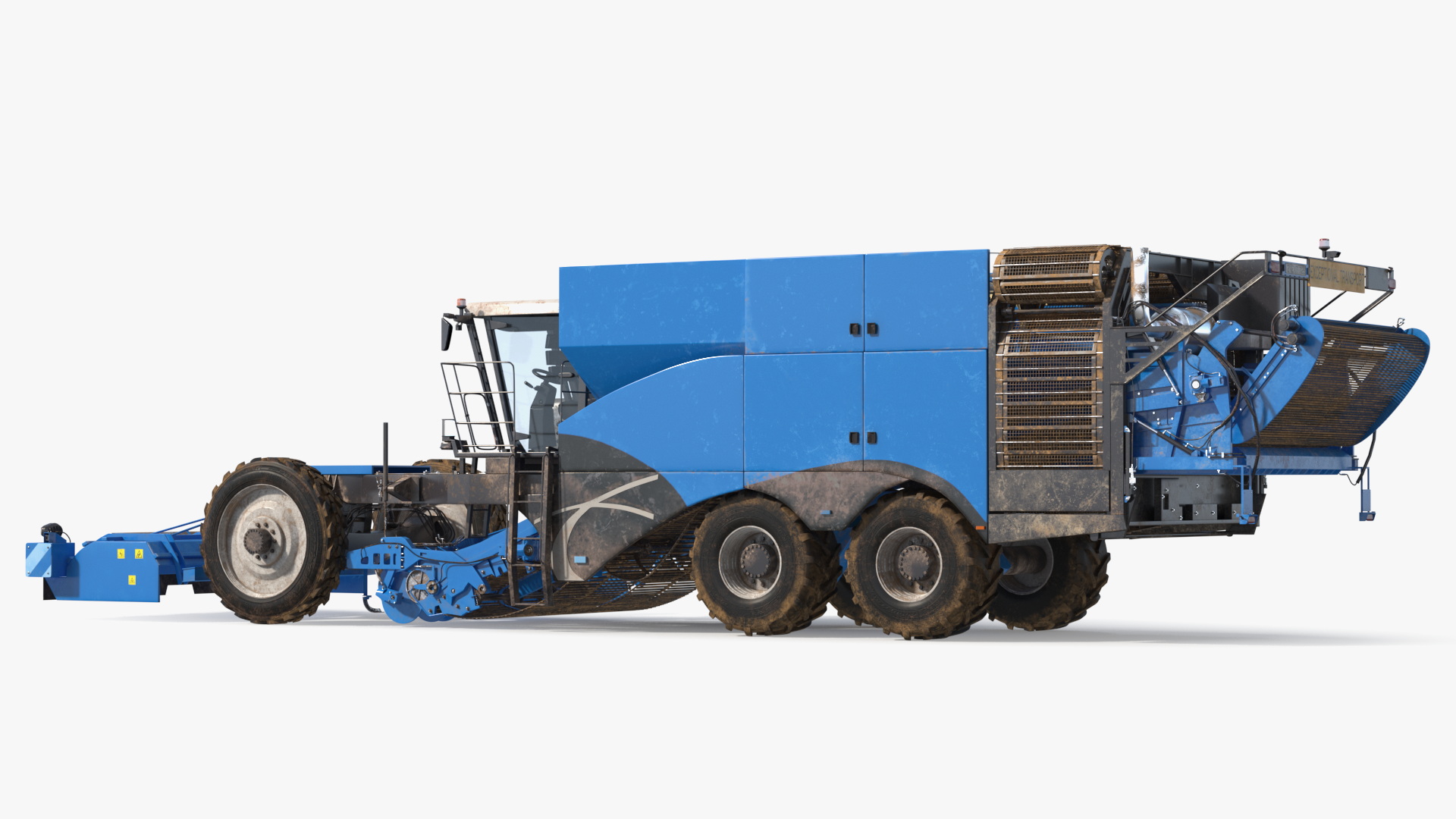 Potato Harvester Dirty 3D