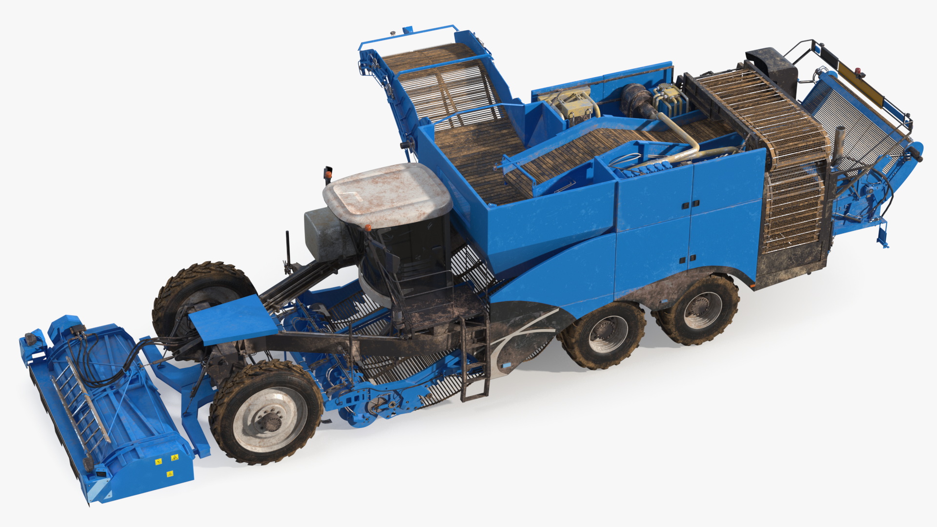 Potato Harvester Dirty 3D