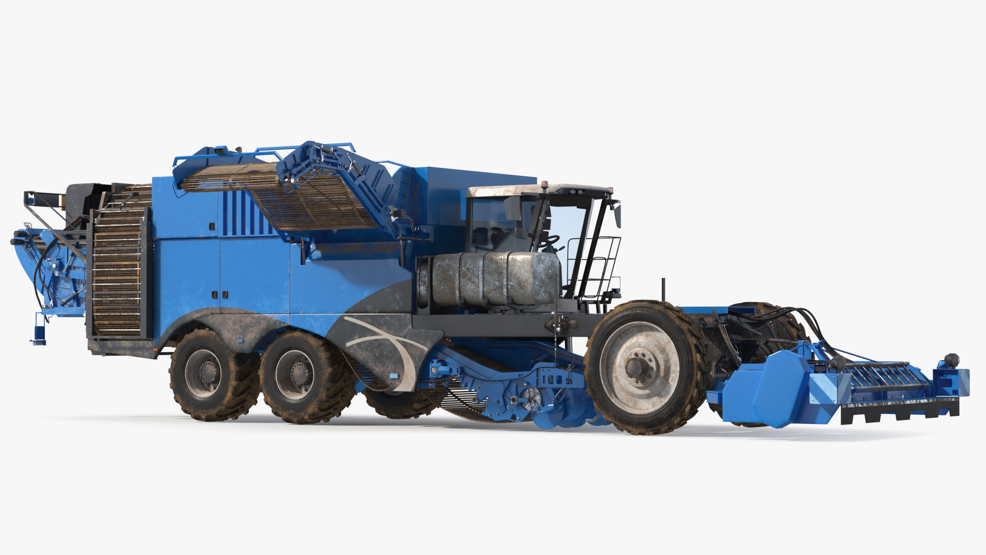 Potato Harvester Dirty 3D