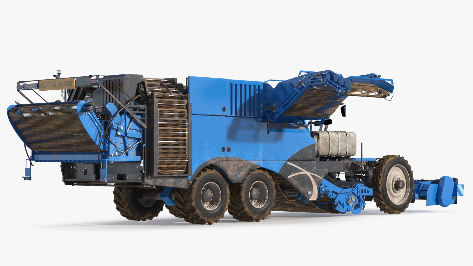 Potato Harvester Dirty 3D