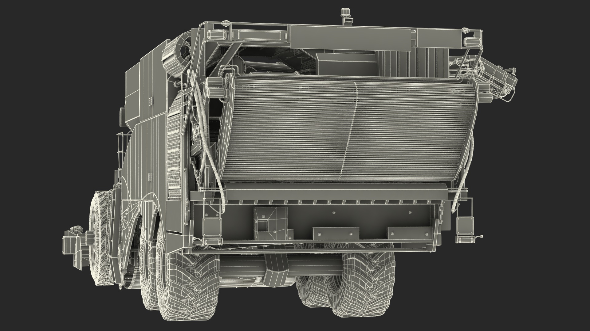 Potato Harvester Dirty 3D