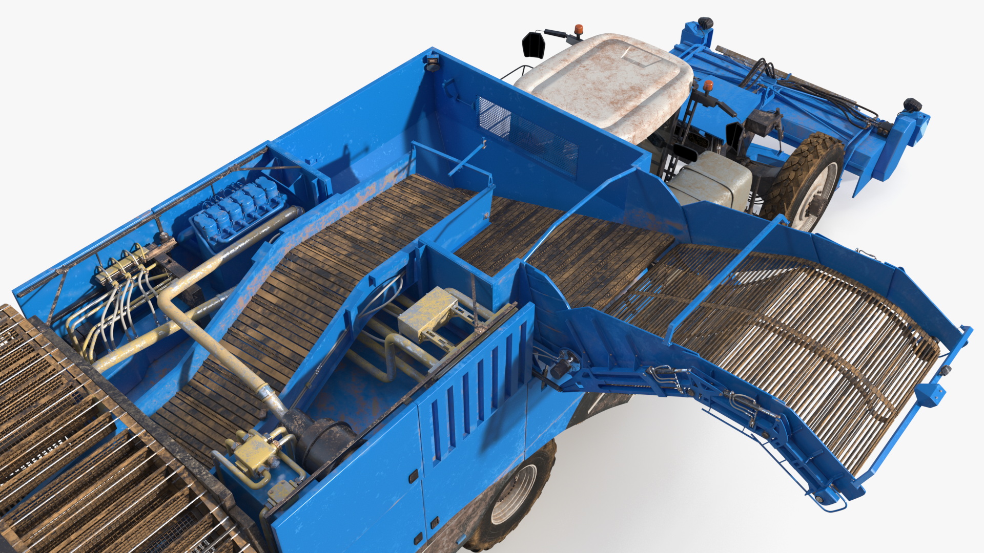 Potato Harvester Dirty 3D