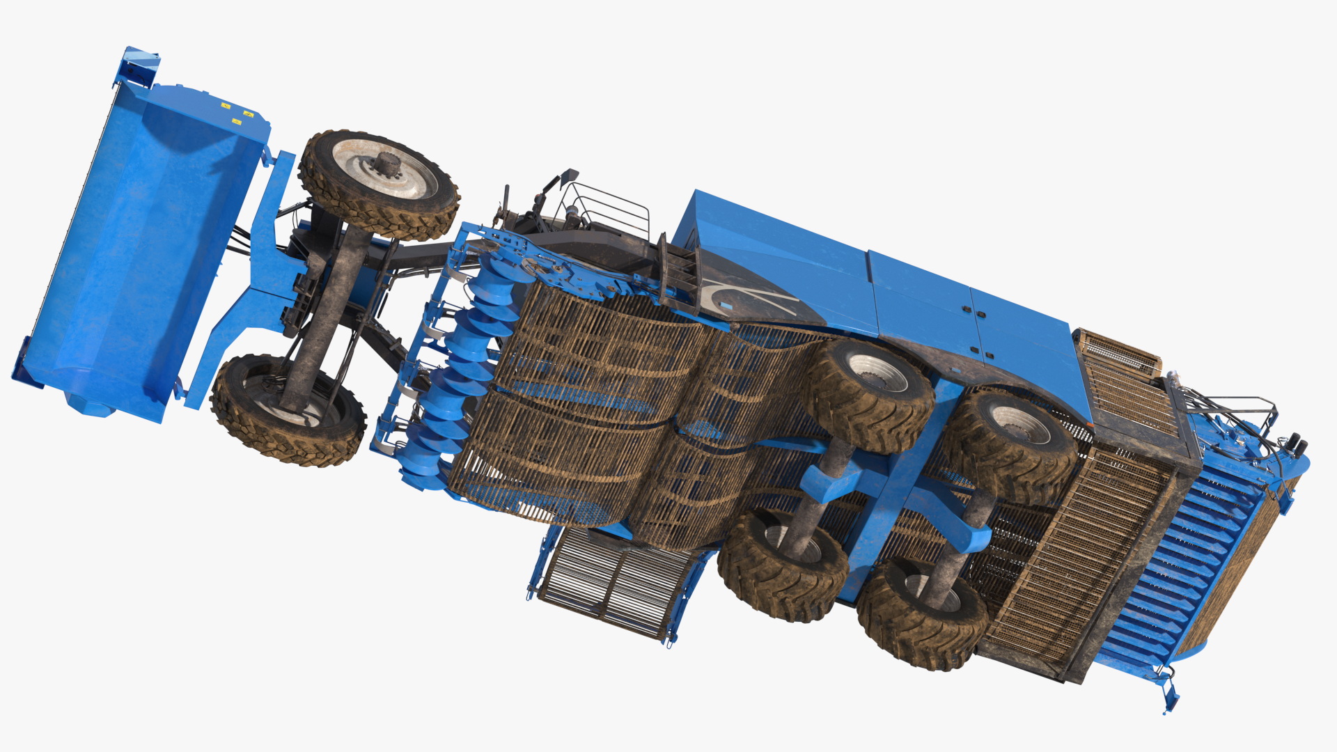 Potato Harvester Dirty 3D