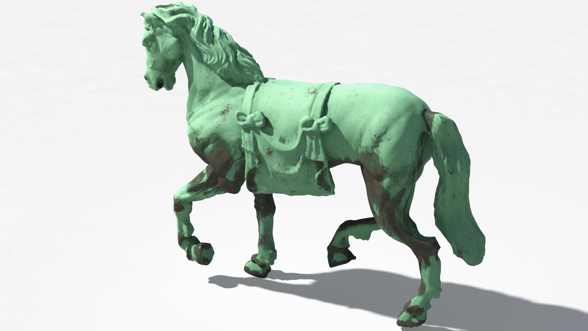 Horse Statue 3D